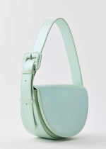 Leather Baguette Hobo Bag