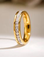 Gold Plated American Diamond Ring