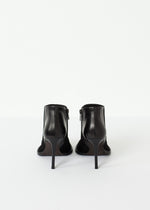 Camoscio Zip Heel שחור