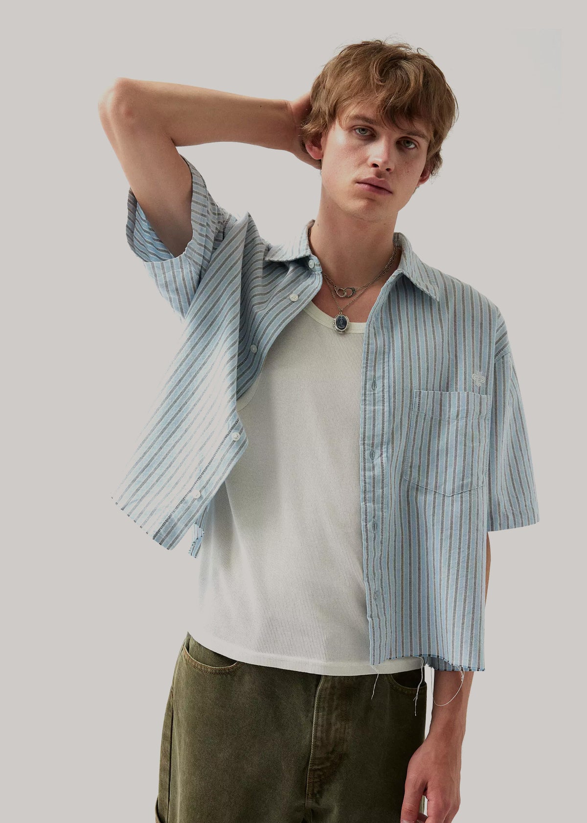 Stripe Relaxed-Fit Cotton Shirt