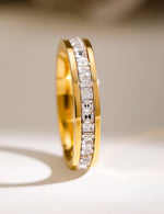 Gold Plated American Diamond Ring