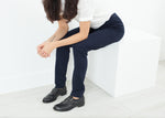 Easy Slim Pant ב- Navy