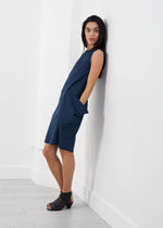 Uti Drape Dress Indigo